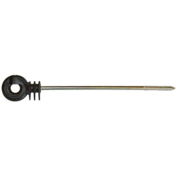 Ofsetinis žiedinis izoliatorius juodas varžto ilgis 220mm 10 vnt AKO 441480