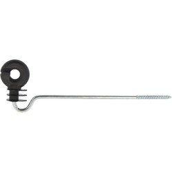 Ofsetinis žiedinis izoliatorius juodas varžto ilgis 220mm 15 vnt AKO 44310151