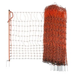 Naminių paukščių tinklelis 50m/106cm dvigubas smaigalys oranžinis 292271