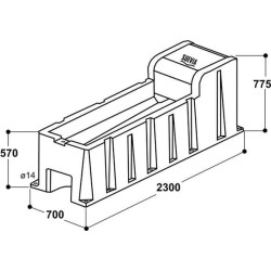 Termo gertuvė 2,3 m, modelis 6523 SU1306523