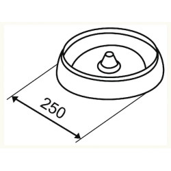 Paršelių lesyklėlė 250 mm 501250FA