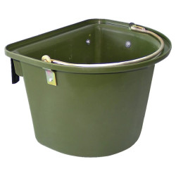 Nešiojama ėdžios su metaliniais kabliukais ir rankena, alyvuogių, 12L, 16233287