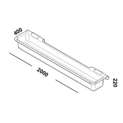 Kabliukas 200 cm 100 l modelis 2000 1620100020