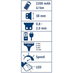 Žirklės, belaidės DeloX 18463