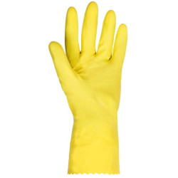 Darbinės pirštinės geltonos medvilnės 30 cm ilgio 8/M FineDex® by Honeywell 209440108