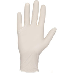 Darbo pirštinės vienkartinės be pudros Lateksas 24cm ilgio dydis 7/S DexPure by Honeywell 4580121S