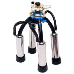 Melžimo klasteris pilnas 150 ml, įdėklas 10 mm, išėjimas 14 mm 1580AM1501014