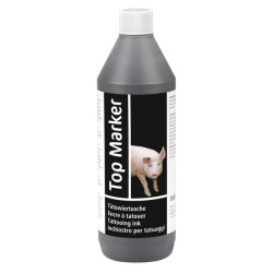 Tatuiruočių rašalas TopMarker juodas, 1000ml 1931KER