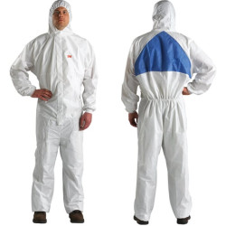 Vienkartinis kombinezonas, dydis L, baltas, 3M 4540L