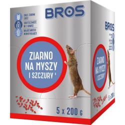 Pelių ir žiurkių žudikų grūdai, 1kg - 5 x doypack 200g 15941956