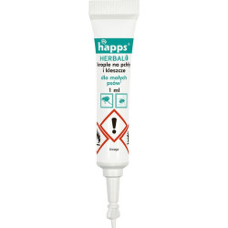HAPPS Herbal - vabzdžius atbaidantys lašai mažiems šunims, 5-10 kg 15941612