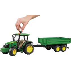 John Deere 5115M su priekaba U02108