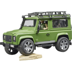 Universalas Land Rover Defender su miškininku ir šunimi U02587