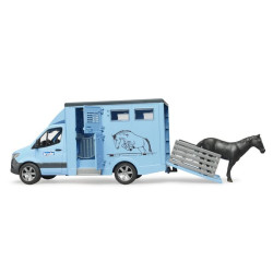 MB Sprinter gyvūnų vežėjas su 1 arkliu U02674