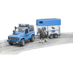 Police Land Rover su arklio priekaba U02588