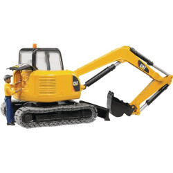 CAT mini ekskavatorius + darbininkas U02466