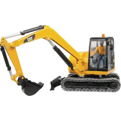 CAT mini ekskavatorius + darbininkas U02466