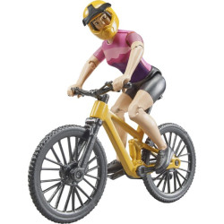 Kalnų dviratis su dviratininku U63111