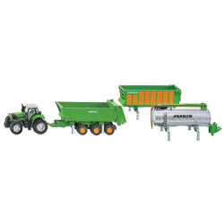 DEUTZ-FAHR su Joskin priekabų rinkiniu S01848