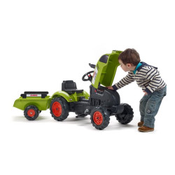 Claas traktorius su priekaba, ekskavatoriumi ir atidaromu variklio dangčiu F2041C