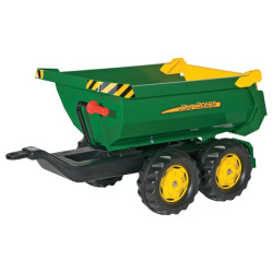 Priekaba, John Deere, žalia/geltona, nuo 3 metų, Rolly Toys R12216 rollyHalfpipe