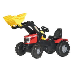 Pedalinis traktorius su priekiniu krautuvu, Massey Ferguson 7726, nuo 3 metų, rollyFarmtrac by Rolly Toys R61113