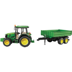 John Deere 5115M su priekaba U02108