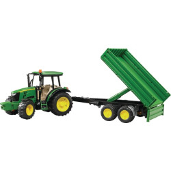 John Deere 5115M su priekaba U02108