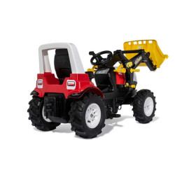 Pedalinis traktorius, Steyr 6300 TERRUS CVT su priekiniu krautuvu ir pneumatiniais ratais R730025X
