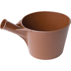 Kibiras plastikinis rudas 4,4 l Ø230x200 mm Kerbl ES7799N