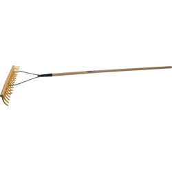 16 dantų grėblys + 64 cm rankena 656086