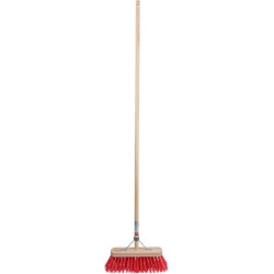 Šluota, sintetinė, 29 cm su rankena 140 cm 5102814HKR