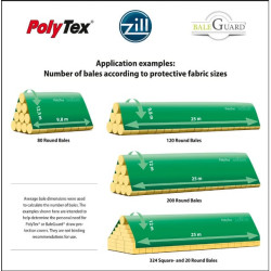 „PolyTex® DLG“ apsauginis uždangalas 9,8 x 25 m 27098250