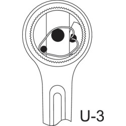Terkšlė 270 mm 1/2 colio DP1993U3