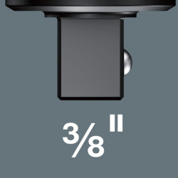 Įspaudžiamas terkšlinis raktas 9x12mm 3/8" 05078636001