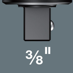Įspaudžiamas terkšlinis raktas 9x12mm 3/8" 05078636001