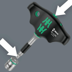 T formos rankenos atsuktuvas 1/4" 05023460001WERA