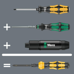 Smūginis atsuktuvas 921 Kraftform Plus 05018100001WERA