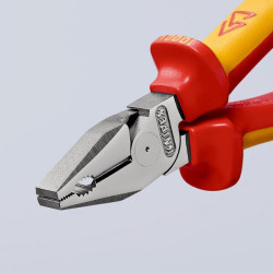 Kombinuotos replės, 180 mm, VDE, TA0206180