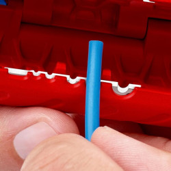 Vielos nuėmiklis ir gofruoto vamzdžio pjoviklis „TwistCut“, „Knipex TA902202SB“