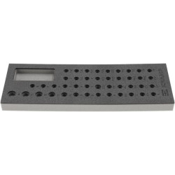 Putplasčio įdėklas 1/4" galvučių rinkiniui, 43 vnt. TT850101