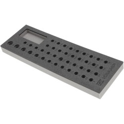 Putplasčio įdėklas 1/4" galvučių rinkiniui, 43 vnt. TT850101