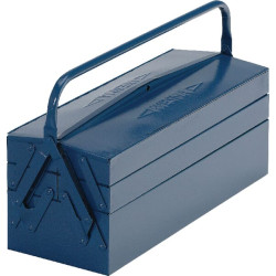 Įrankių dėžė 200x630x200mm, mėlyno metalo, 5 skyriai, Wesma HG305S