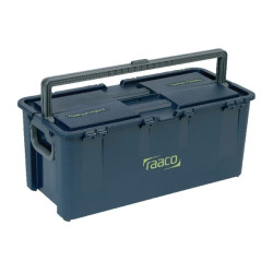 Įrankių dėžė 621x311x260 mm, 50 l talpos, mėlynas polipropilenas, 2 skyriai, „Compact 50“, Raaco 136617
