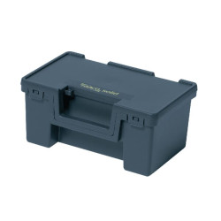 Įrankių dėžė 370x275x170 mm, 25 l talpa, mėlyna plastikinė, 1 skyrius, „Solid 2“ (Raaco 136761)