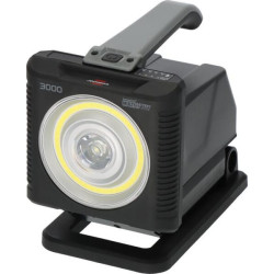 Daugiafunkcis akumuliatorinis LED darbo žibintas HL3000, 1140+2160lm, IP54 EM1173730000