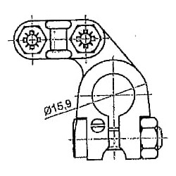 Akumuliatoriaus neigiamas polius BA74