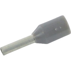 Kabelio galo dangtelis pilkas, 0,8 mm² (100 vnt.) LA9525CKR