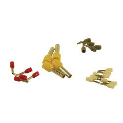 Kabelio galo dangtelis, baltas, 0,5 mm² (100 vnt.) LA9520CKR