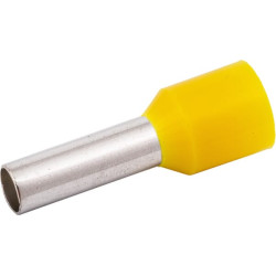 Kabelio galo dangtelis geltonas, 6mm² (100 vnt.) LA9550CKR